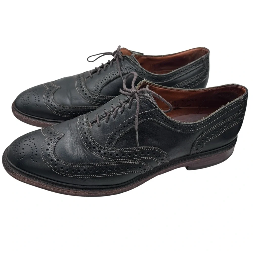Allen Edmonds McTavish Black Leather Oxford Shoes - Size 11.5